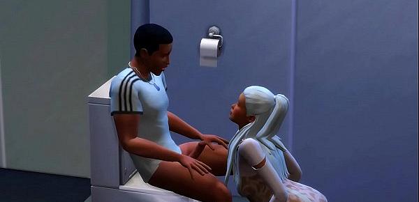  Boquete no banheiro - The Sims 4